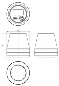 Corp de iluminat LED RGB solar Globo 39906-18 LED/0,2W/3,7V IP44