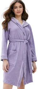 Halat scurt femei  LUISA L Violet / Liliac