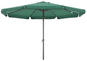 Umbrela rotunda 300 cm,mecanism cu manivela,Verde