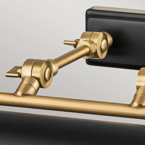 Elstead WINCHFIELD-PLL-AB-MB - Aplica pentru tablouri WINCHFIELD 4xE14/40W/230V neagră