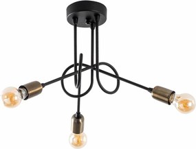Lustra VIRAJ 10875, negru, metal, 46x32 cm