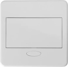 Priză încorporabilă în blat Avaro GTV, 1 priză Schuko, USB A + C, alb Aluminiu/ plastic, Alb, L:135 mm; l:135 mm