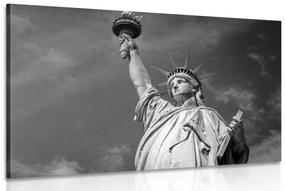 Tablou Statuie libertății în design alb-negru