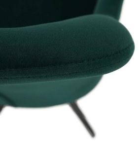 Zondo Fotoliu rotativ de design Vavien (verde). 1021255