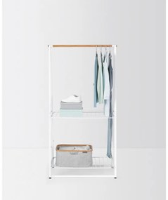 Suport multifunctional pentru haine Brabantia Linn 1008930, Otel, Alb
