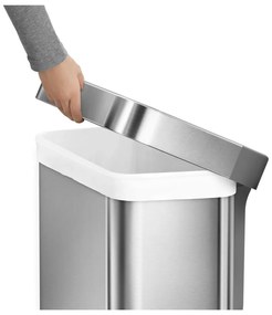 Coș de gunoi cu pedală din oțel inoxidabil 45 l - simplehuman