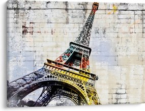 Tablou - Arta digitală a Turnului Eiffel (70x50 cm)