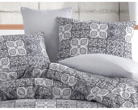 BedTex Lenjerie de pat din bumbac Ceramica gri,220 x 200 cm, 2 bucăți 70 x 90 cm