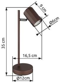 Lampă de masă Globo 57919T JAMES 1xGU10/5W/230V