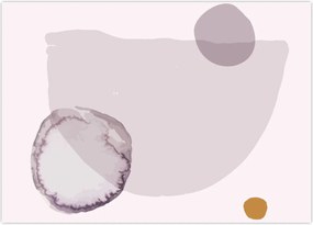 Tablou pe sticlă - Minimalism violet N⁰2 (70x50 cm)