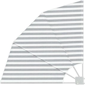 vidaXL Ecran de intimitate pentru balcon Antracit și Alb 115 x 115 cm