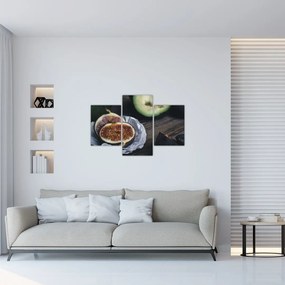Tablou cu fistic și avocado (90x60 cm)