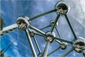 Tablou- atomium la Bruxelles (90x60 cm)