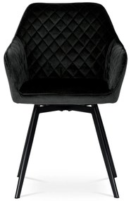 Set de scaune de sufragerie DCH-425 BK4, 2 buc.