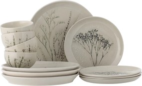 Set vesela Bea 12 piese, din ceramica glazurata