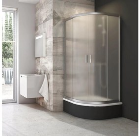 Ravak BLIX 3B240U40ZG - Cabină de duș cvadrant, 4 piese, 80 x 80 cm, satinat