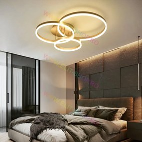 Lustra LED Cu Telecomanda, Elit's Esn1708-GD, 154W
