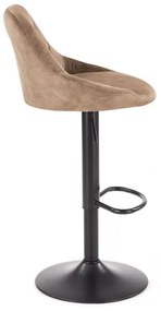 Scaun de bar H101 velvet bej