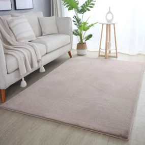 Covor bej lavabil 140x200 cm Pouffy – Ayyildiz Carpets