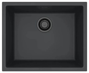 Chiuvetă de bucătărie ALVEUS 1150057 OMNI 55x45 cm negru mat