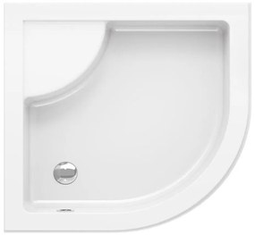Ravak A217001020 - Cadă de duș în formă de sfert de cerc SABINA 90x90 cm albă