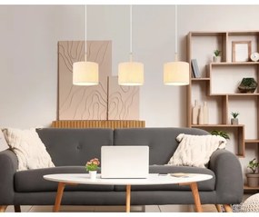 Globo 15968-3H - Candelabru DELEON suspendat pe cablu, 3xE27/40W/230V