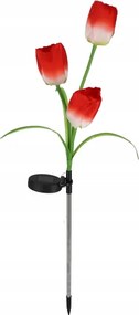 Lampă decorativă solară LED RGB 3xLED/3,7V 200 mAh IP44 tulipán