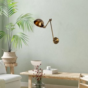 Aplică de perete în culoarea bronz ø 15 cm Sivani – Opviq lights
