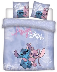 Disney Lilo și Stitch Cutie dublu, dublu cuvertură de pat 240×220cm, 65x65 cm