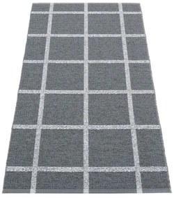 Covor tip traversă pentru interior și exterior gri antracit 70x150 cm Ada Granit – Pappelina