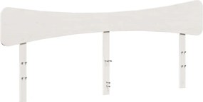 vidaXL Tăblie de pat, alb, 180 cm, lemn masiv de pin
