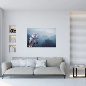 Tablou - Bufniță de zăpadă (90x60 cm)