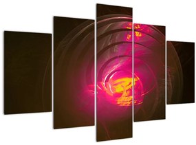 Tablou - abstacție cu spirala (150x105 cm)