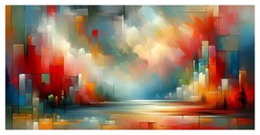 Tablou abstracție în culori