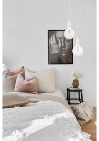 Lustră pe cablu MIROS 2xE27/60W/230V rotundă albă