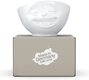 Bol porțelan zâmbet 58products, alb