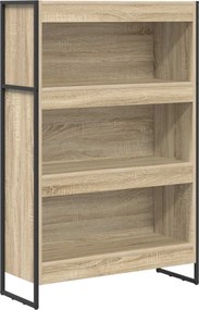 vidaXL Dulap pentru cărți Sonoma 80 x 30 x 155 cm Lemn compozit