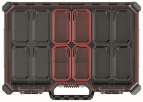 Organizator C, 54,3 cm, jos cu cutii, negru