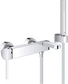 Baterie cada - dus Grohe Plus crom lucios cu set de dus