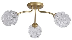 Searchlight 11523-3GO - Plafonieră aplicată ASTRAL 3xG9/33W/230V, aurie