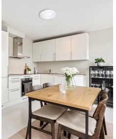 Plafonieră LED pentru baie CIRCLE LED/18W/230V 4000K d. 30 cm IP44 negru