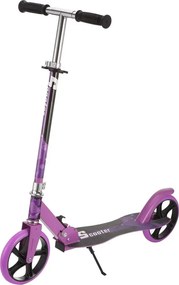 Trotineta copii si adolescenti NOVOKIDS™ Storm EVO PRO, Maxim 100 kg, Functie Super Brake, Maner reglabil pe inaltime, Diametru roata 200 mm, Mov