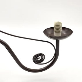 Lustră pe lanț Brilagi COTTAGE 5xG9/40W/230V maro/alb