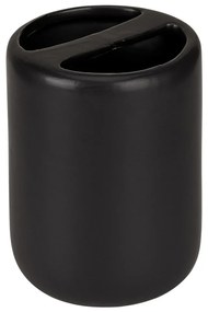 Suport pentru periuța de dinți negru mat din ceramică Olinda – Allstar