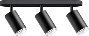 Spot LED RGBW reglabil pentru baie TURYN, 3x GU10/6W/230V, IP44, negru