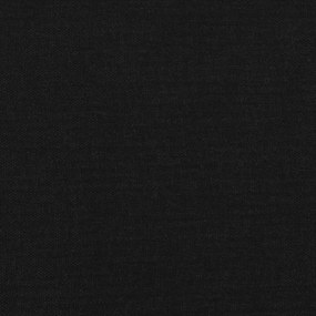 Cadru de pat box spring, negru, 100x200 cm, textil Negru, 25 cm, 100 x 200 cm