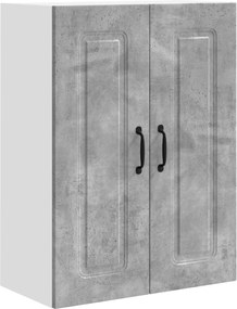 vidaXL Dulap de bucătărie Kalmar Gri din beton 60 x 31 x 80 cm