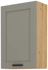 Dulap superior de bucătărie Lucid 60 G 90 1F (Stejar artisan + claygrey). 1045505