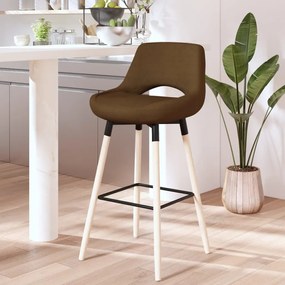 338679 vidaXL Scaun de bar, maro, material textil