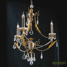Candelabru LUX super elegant cu 3 brate Miramare LU 2407/3 OR
